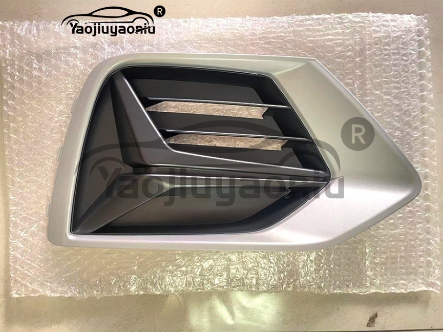 ABS L+R Side Plating Front Bumper Fog Light Cover Repalce For Audi Q3 2019-2022
