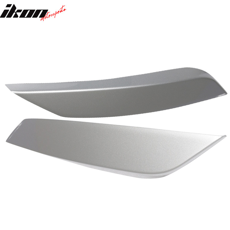 Fits 03-09 Nissan 350Z Headlight Eyelids Eyebrows #K23 Liquid Platinum Metallic