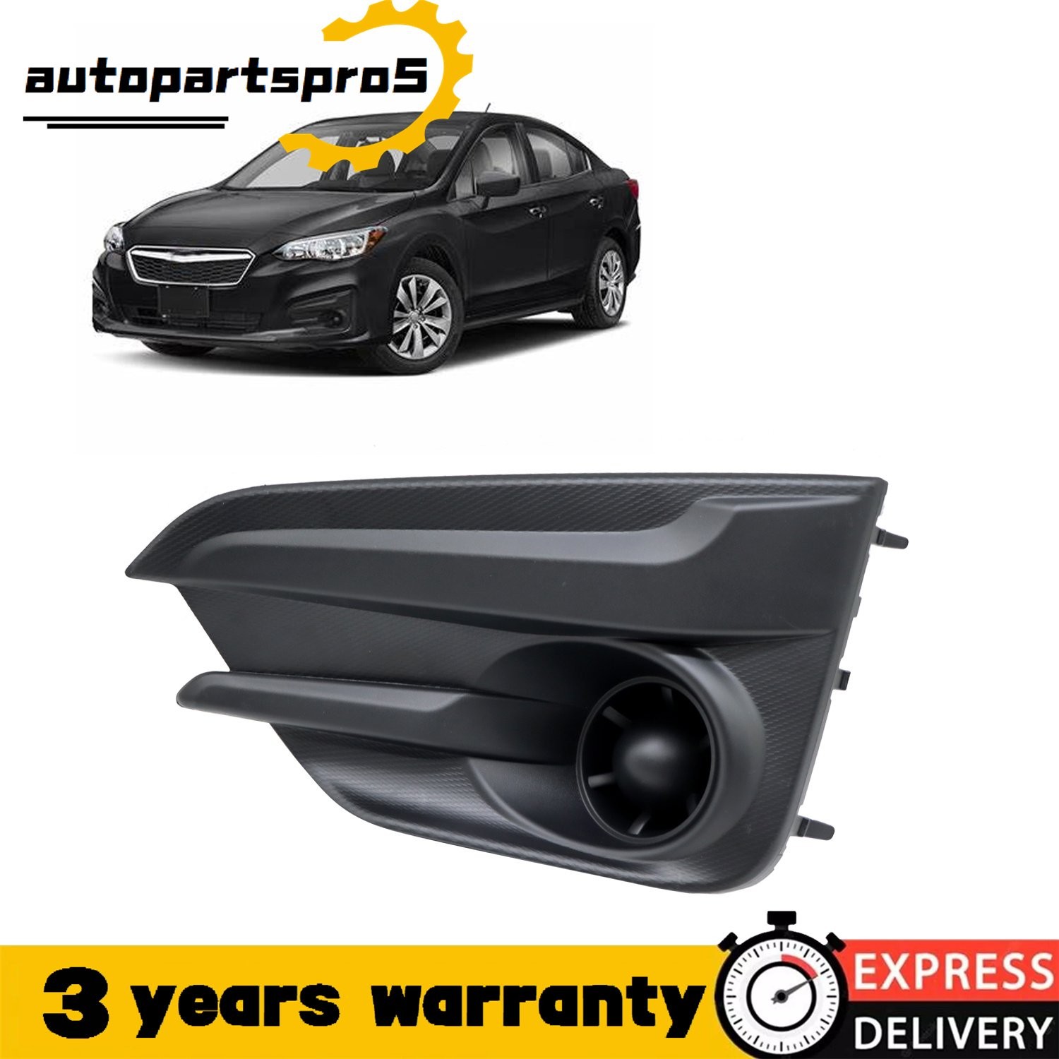 NEW For Subaru Impreza 2017-2019 Driver Side Left Front Fog Light Cover Bezel