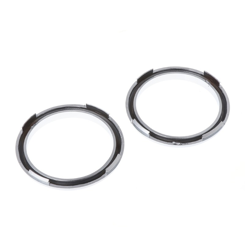 1 Pair ABS Chrome Front Fog Light Lamp Cover Trim