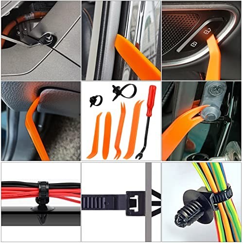 1365Pcs Car Push Retainer Clips Kit for Toyota GM Ford Honda Acura Chrysler