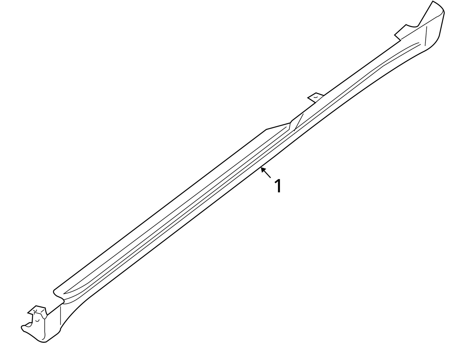 RH Passen Rocker Moulding Black=k50 76850JA000 Fit 07-12 NISSAN ALTIMA SEDAN 4DR