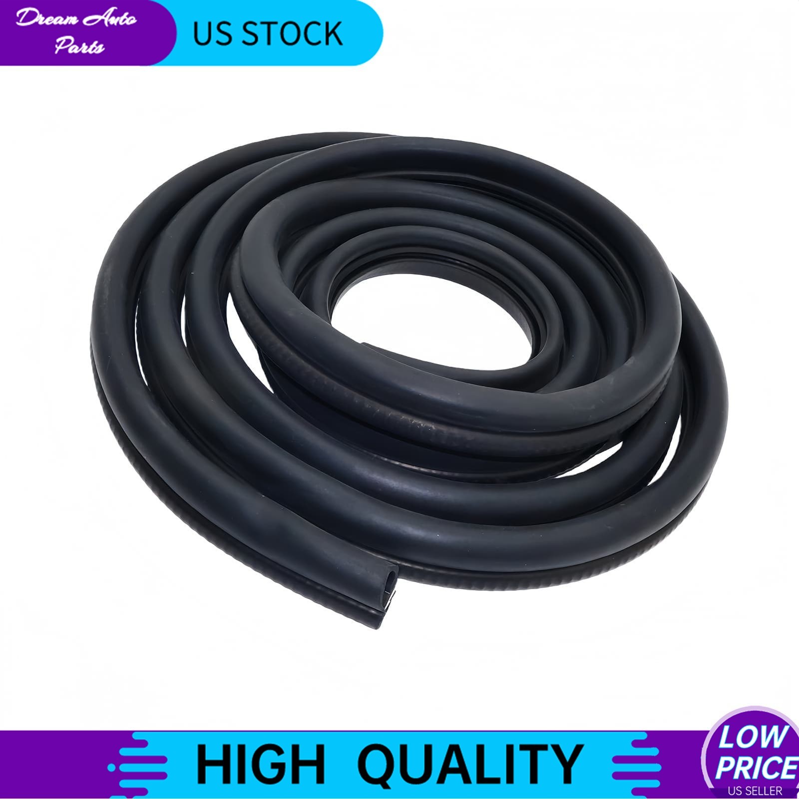 2X For 86-07 Peterbilt 330 357 359 378 379 13.5 Ft Door Rubber Weatherstrip Seal