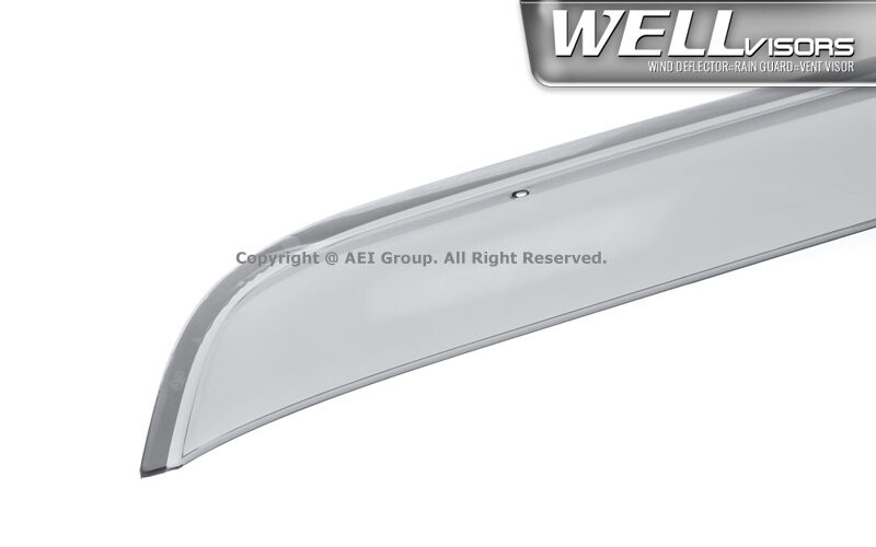 WELLvisors For Toyota Sequoia 08-22 Side Clip on Window Visors Clip-on