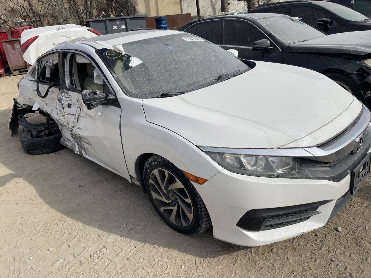 Upper Grille 2016-2018 HONDA CIVIC Center Chrome Trim 1004736
