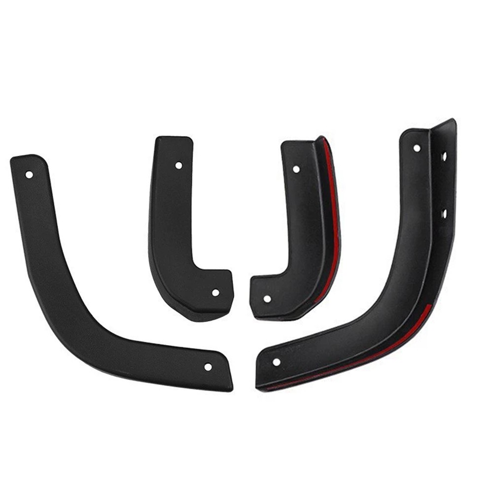 4Pcs Mud Flap Delete Covers Fit for 2019-2026 Chevy Silverado 1500 Black ABS