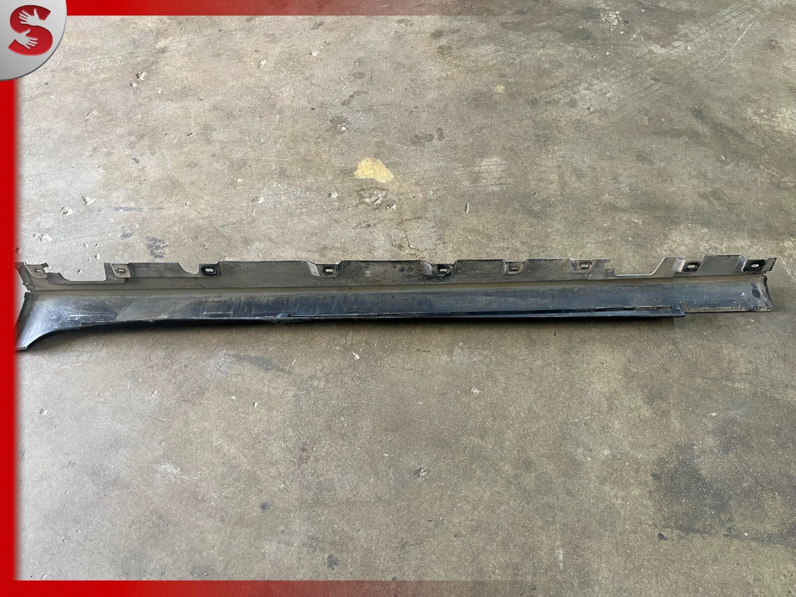 11-16 BMW F10 528I 535I 550I RIGHT SIDE SKIRT ROCKER PANEL TRIM BLACK SCHWARZ 2