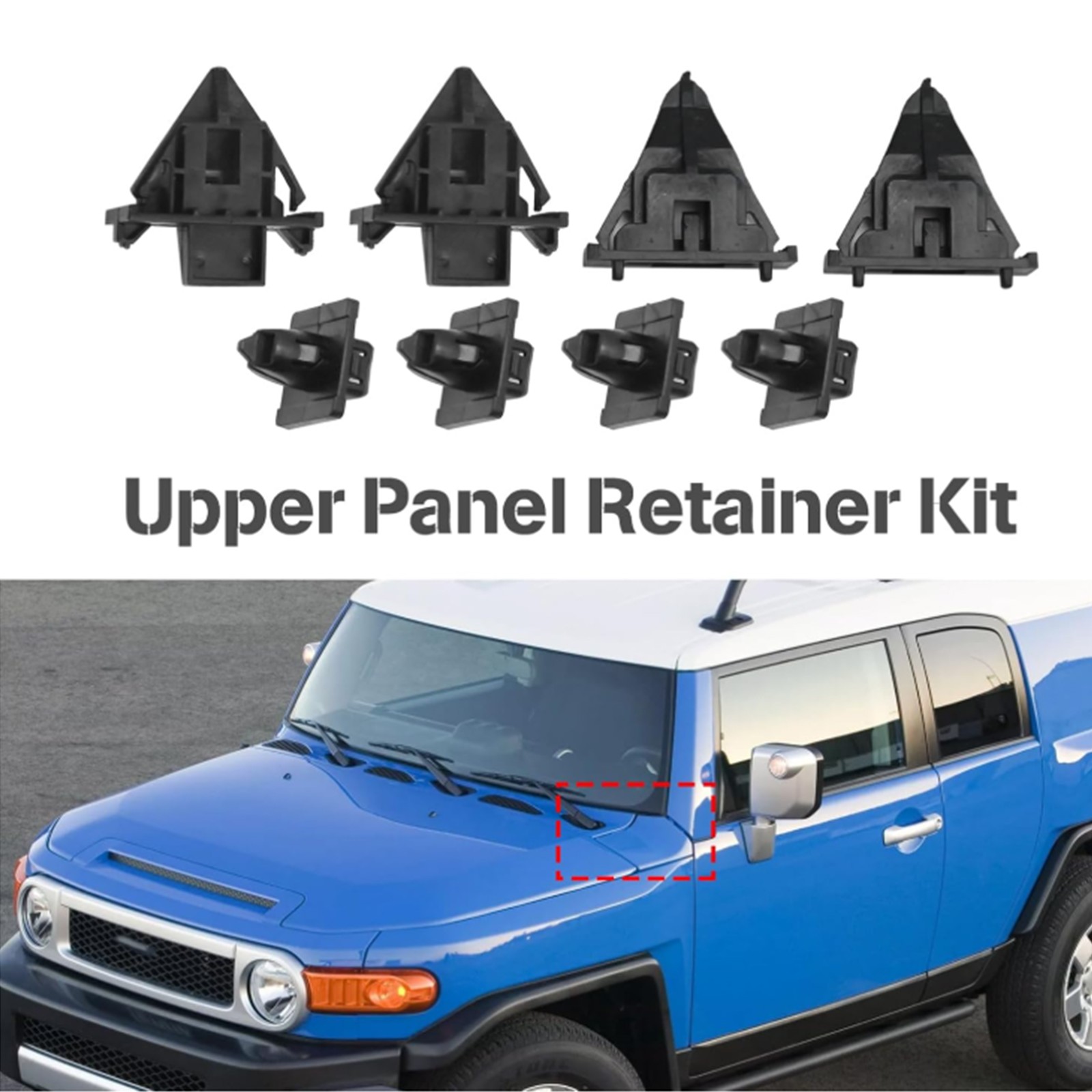 FOR 2007 2008 2009 2010 2011 2012 2013 2014 TOYOTA FJ Cruiser Cowl Clip Set