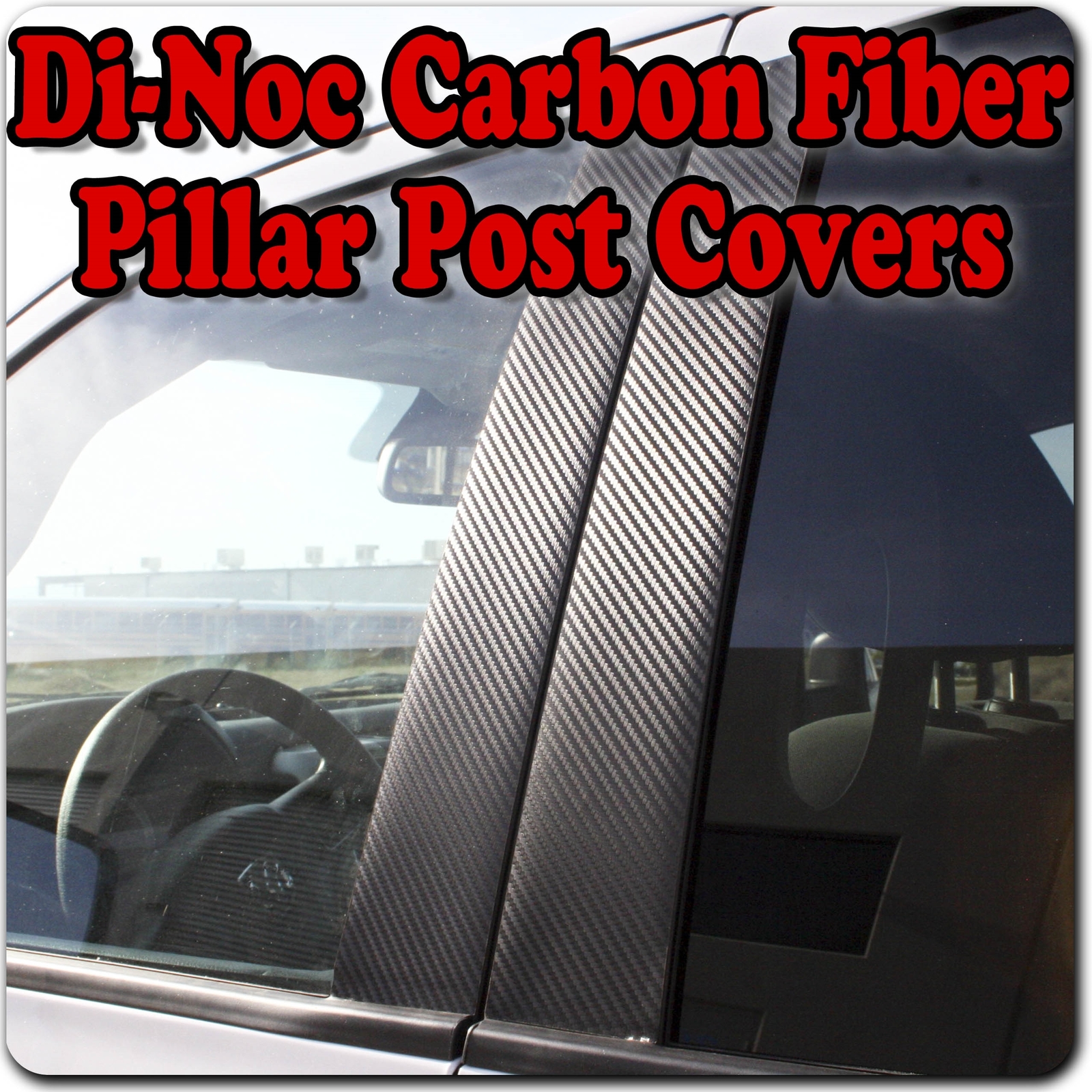 Di-Noc Carbon Pillar for Silverado/Tahoe/Avalanche/Suburban/Sierra/Yukon 92-99