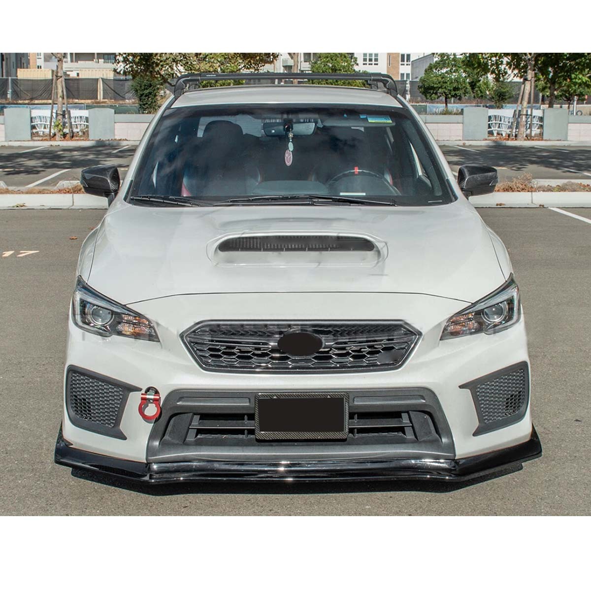 For Subaru WRX STi CS Style 2015-2021 Gloss Black Front Bumper Lip Splitter Kits