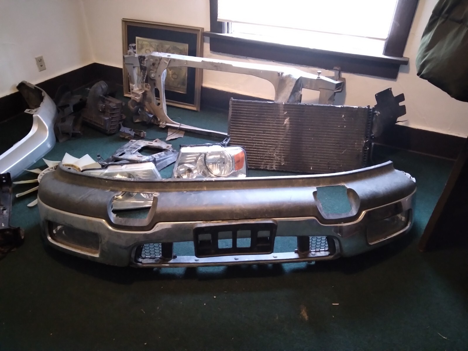 Truck 2004 F150 Parts Core Support, front bumper,head lights, etc