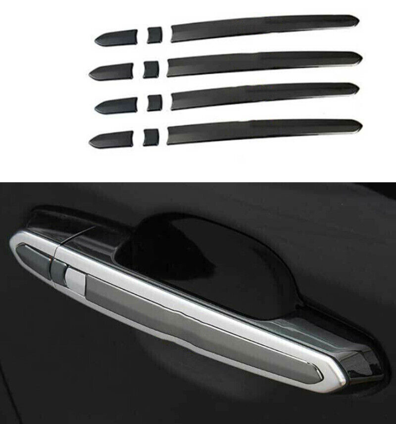 Black Handle Cover Side Door Steel For Cadillac CT4 CT6 XT4 XT5 XT6 ATS XTS