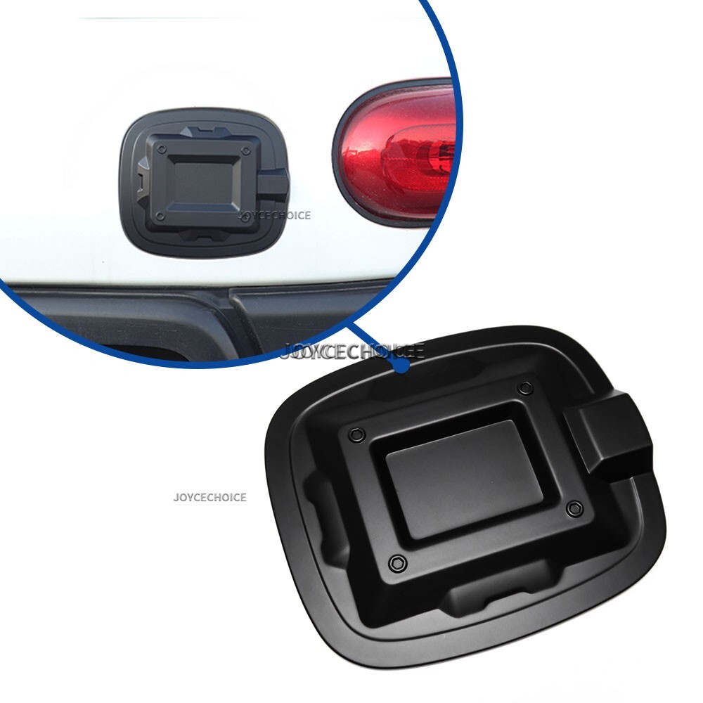 Car Gas Cap Fuel Cover for Toyota FJ Cruiser 2007-2022 Black Oil Tank Trim