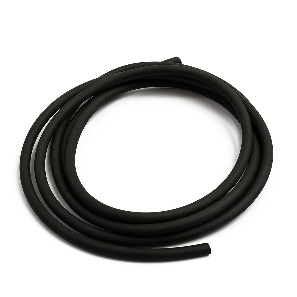 Wiper Hose Washer Spray Hose With Connector Black ABS Plastic+Rubber 2M