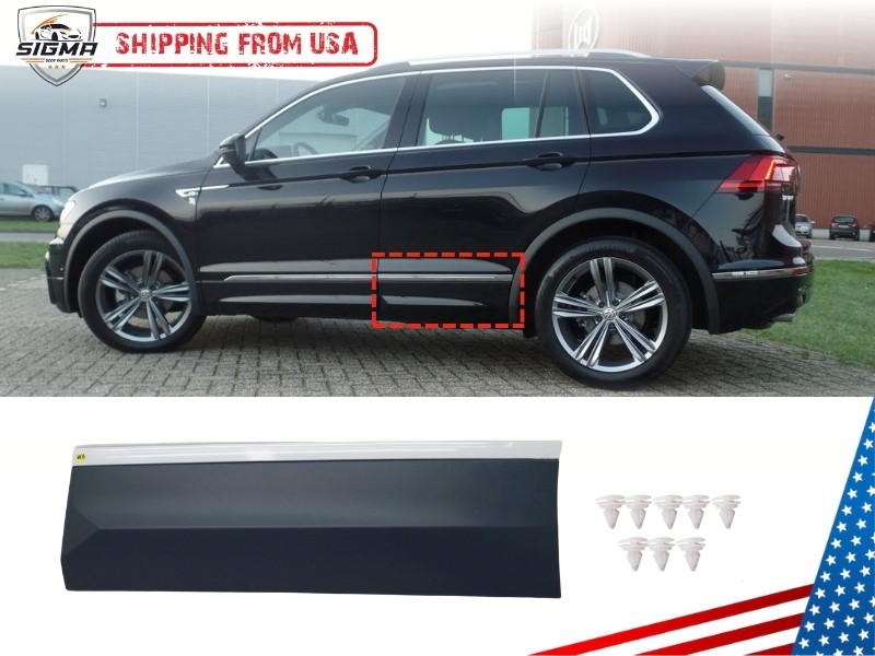 Volkswagen Tiguan 2018-2022 Rear Door Molding Trim Left Driver Side