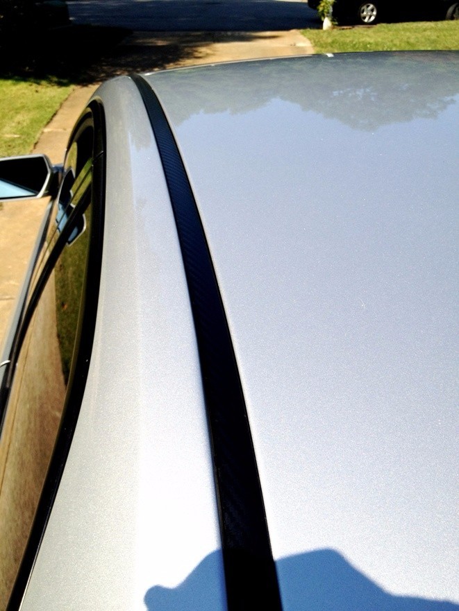 For 2014-2017 CHEVY IMPALA BLACK ROOF TOP TRIM MOLDING KIT