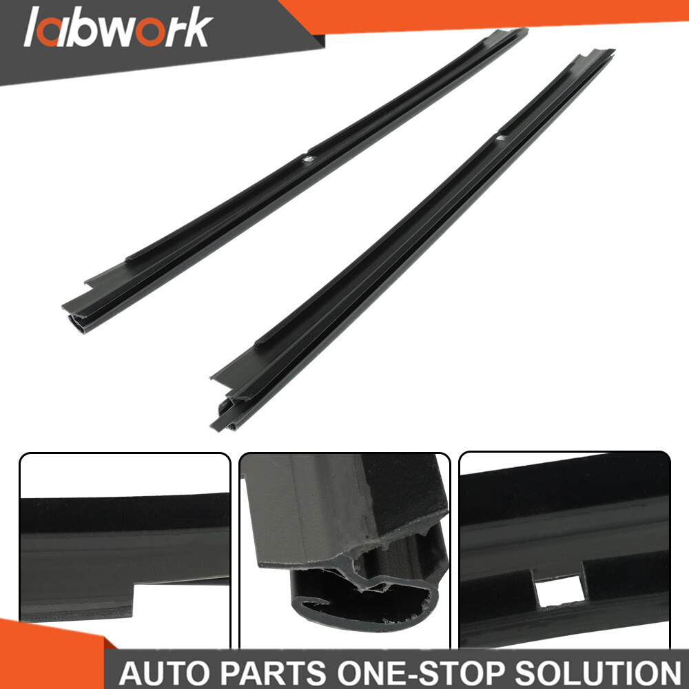 Labwork Front Outer Window Sweep Seals Pair For 99-06 Silverado/Sierra 1500 2pcs