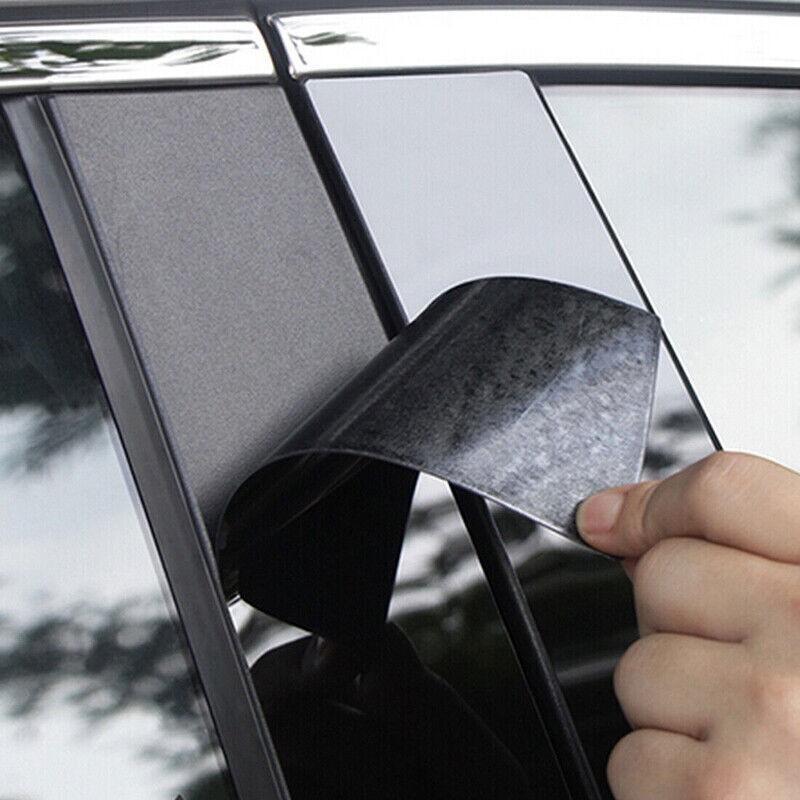 For Porsche Cayenne 2011-2017 Glossy Black Pillar Posts Covers Window Door Trim