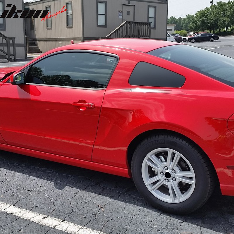 Clearance Sale Fit 10-14 Ford Mustang GT350 Style Window Louver Painted #UJ Gray