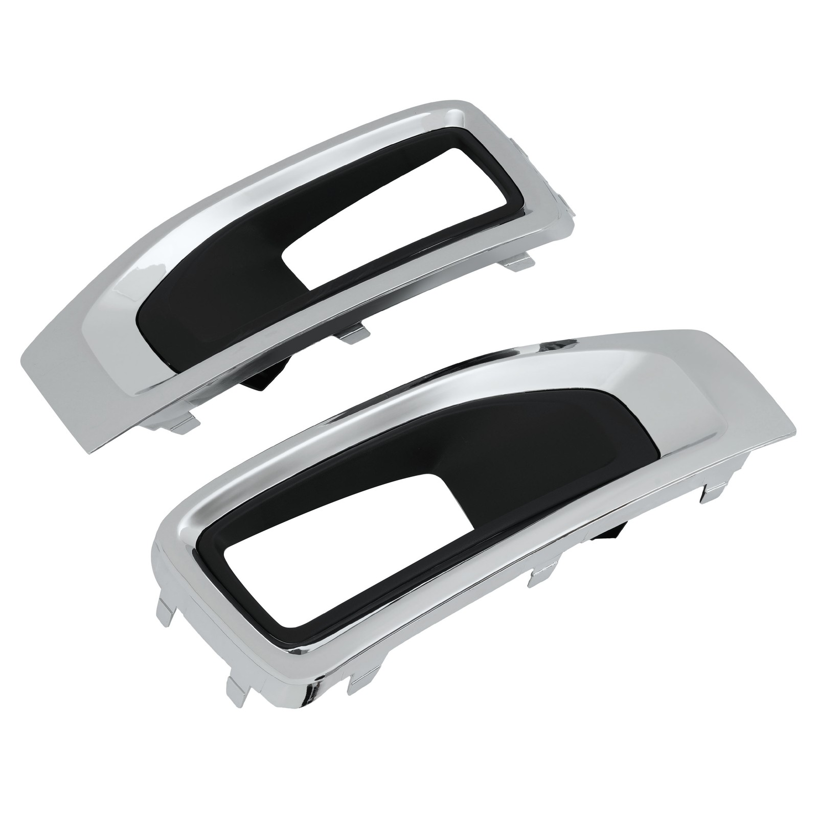 For GMC Yukon XL 2015-2020 2018 Pair New Chrome Fog Light Lamp Trim Cover Bezel