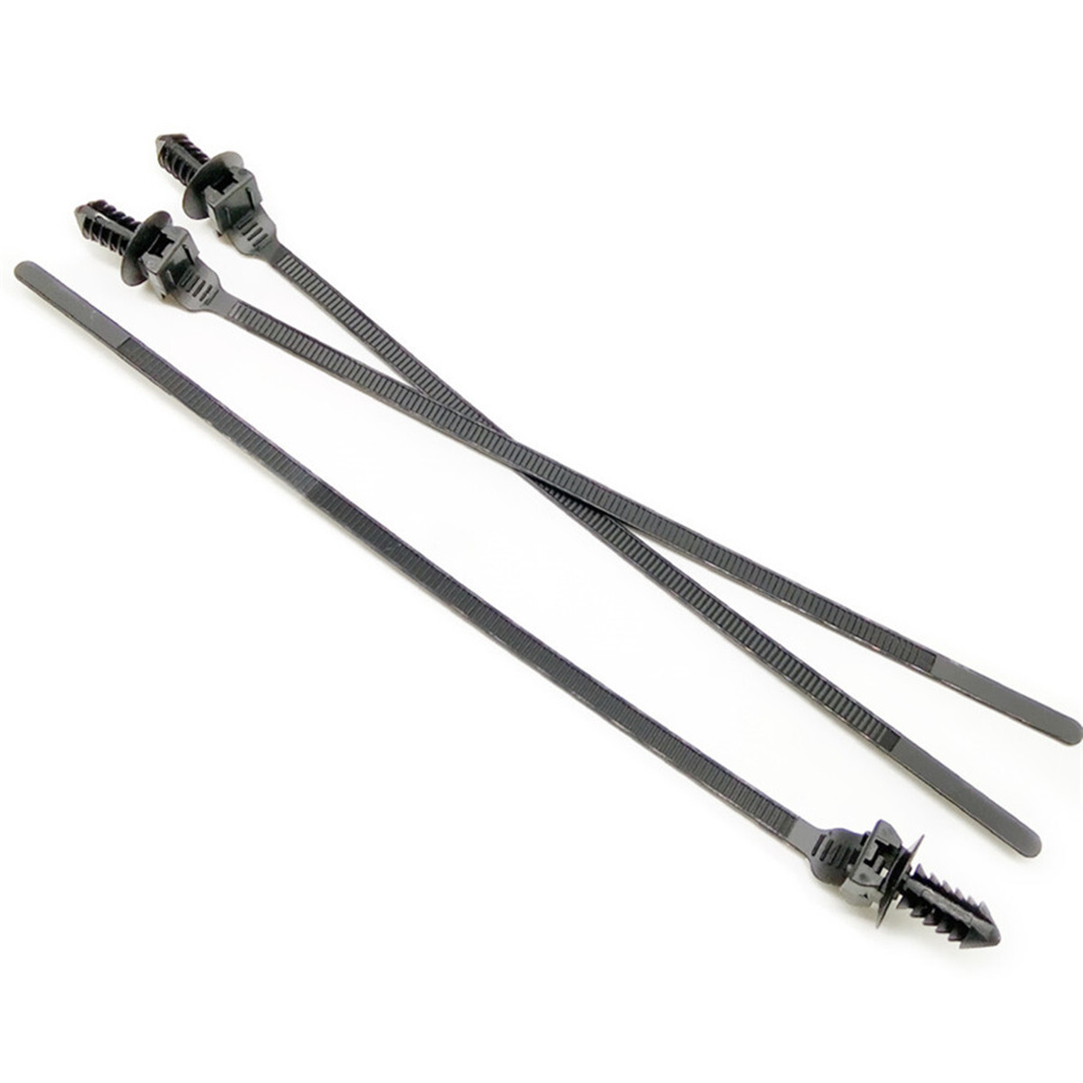 Car Push Mount Zip Ties Nylon Tie Wraps Clip Pipe Cable Fasteners Bundle Parts