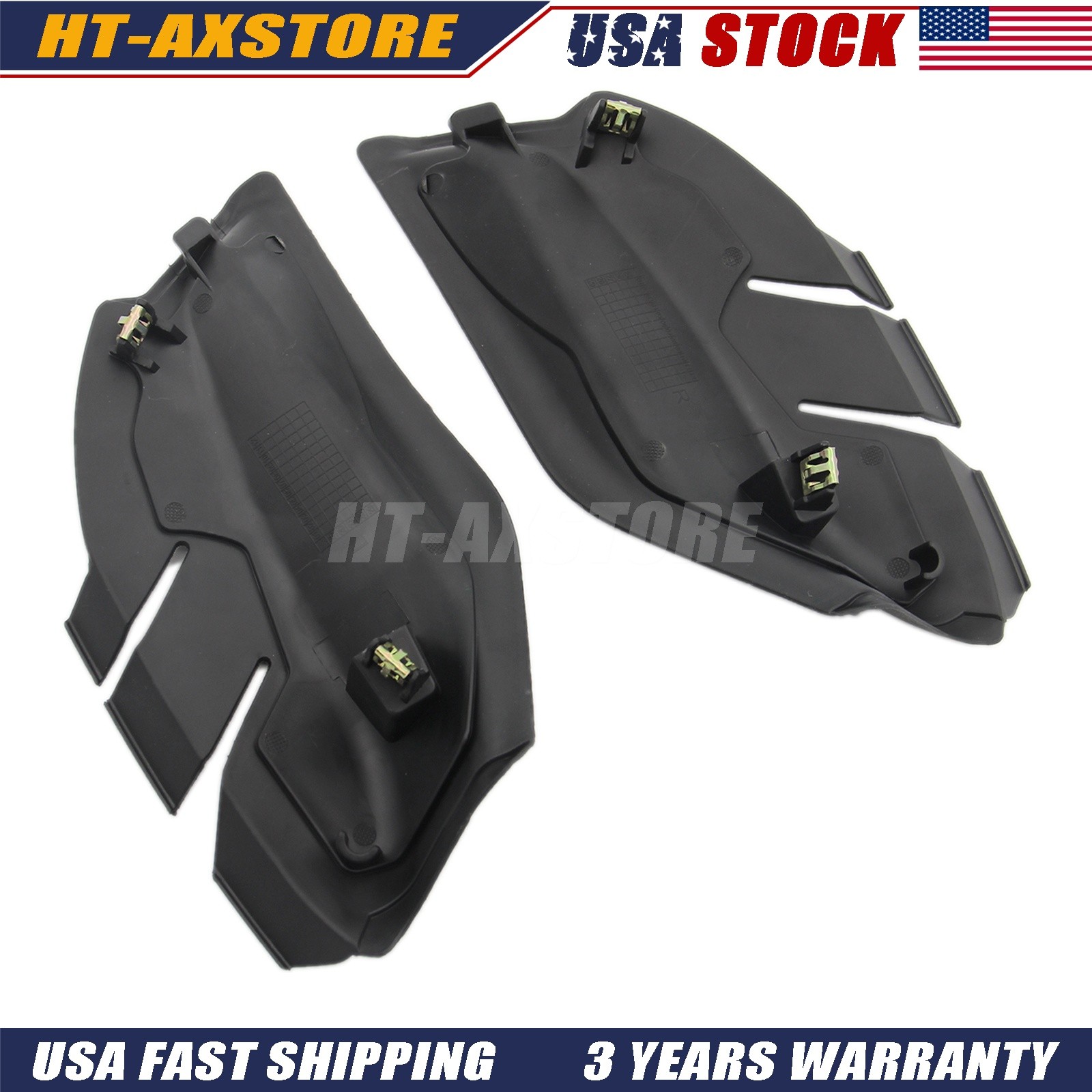 1Pair For Jeep Compass 2018-2025 Left + Right Cowl Side Panel Trims Black USA