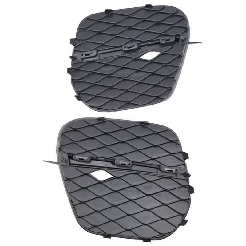 2pcs Fog Light Covers Bumper Grille Set Left + Right Side For 2011-13 BMW X5