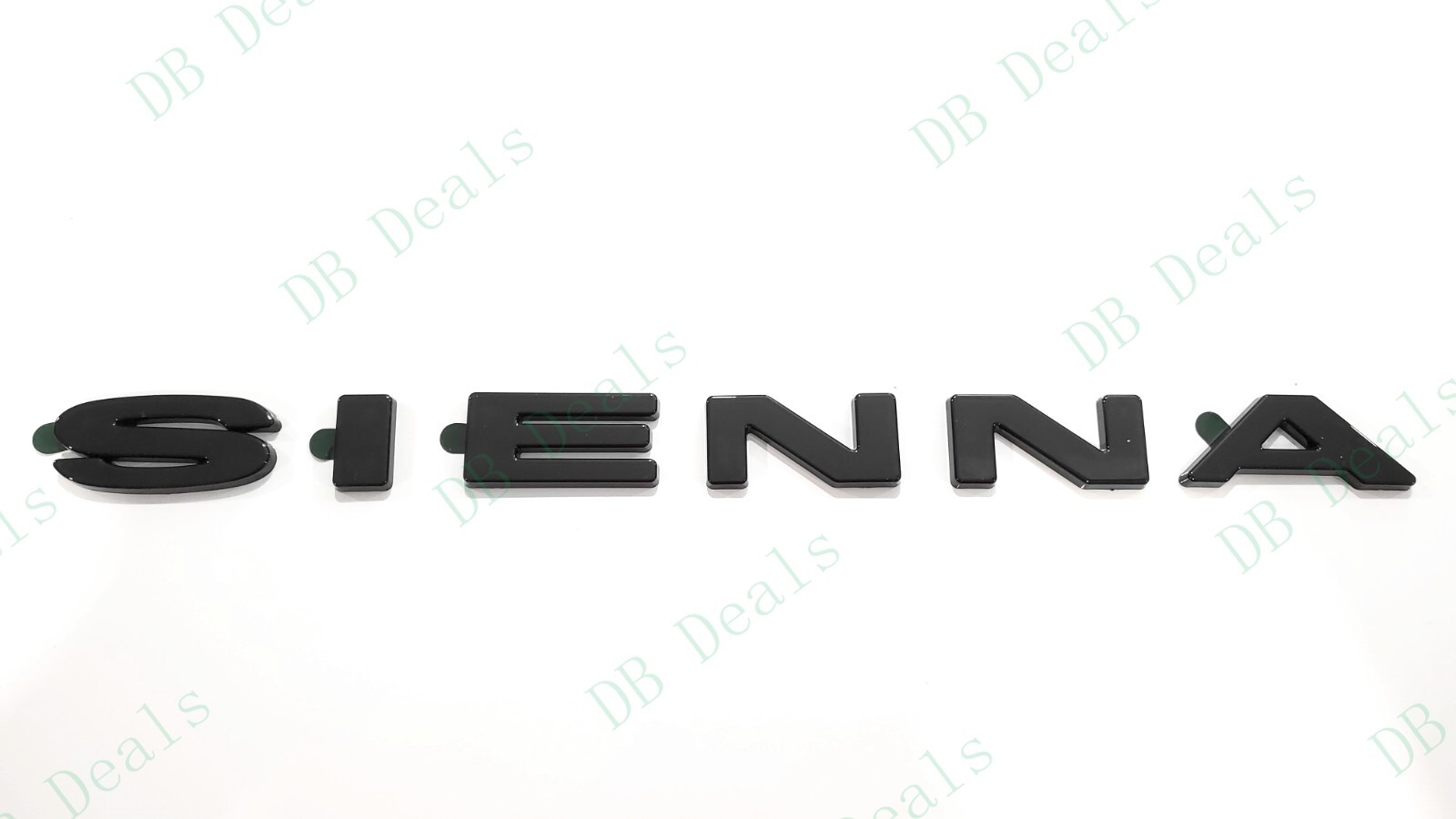 OVERLAY Rear Liftgate Gloss Black SIENNA Letter Logo Emblem 2021+ Toyota Sienna