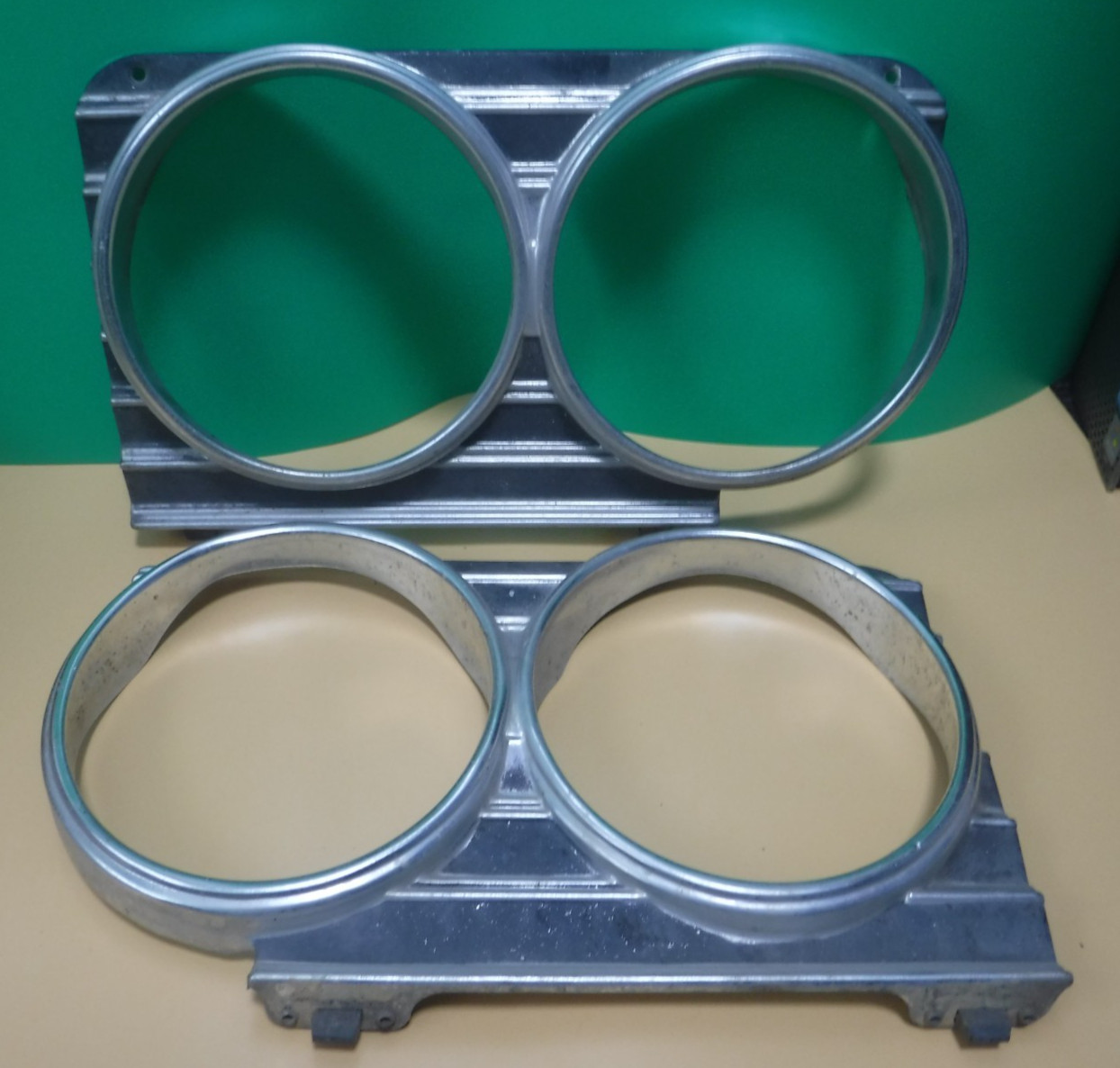 1966 Chevrolet Impala Belair Front Headlight Grille Trim Piece Molding Set