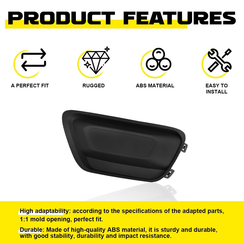 New Left Driver Side Driver Fog Light Cover For 2015-20 Chevy Colorado GM1038183