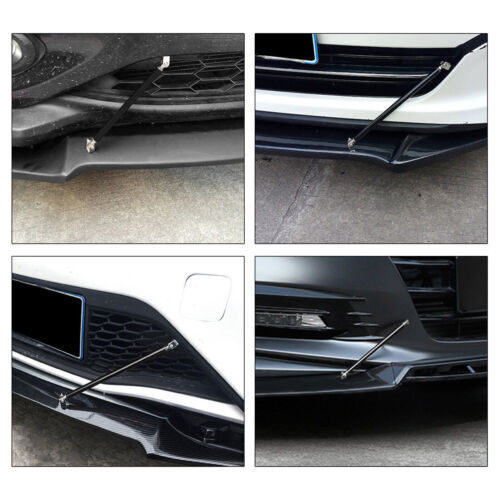 For 5 Series f10 G30 M5 front Bumper Lip Spoiler Splitter Carbon fiber Black+Red