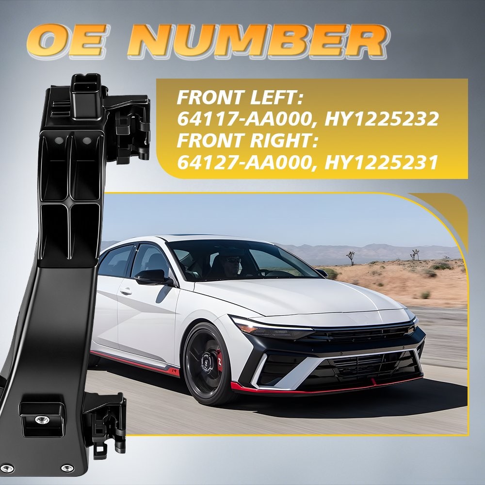 For Hyundai Elantra 2021 2022 2023 LH/RH Radiator Support Panel Carrier 1-2pcs