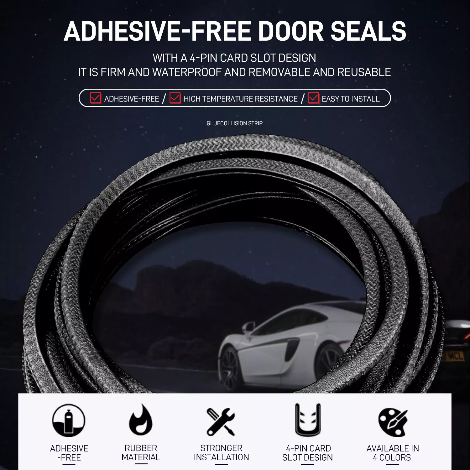 Metal Edge Trim Pinch Weld Cars Door Toolbox Sharp Edging Rubber Seal Guard 33FT