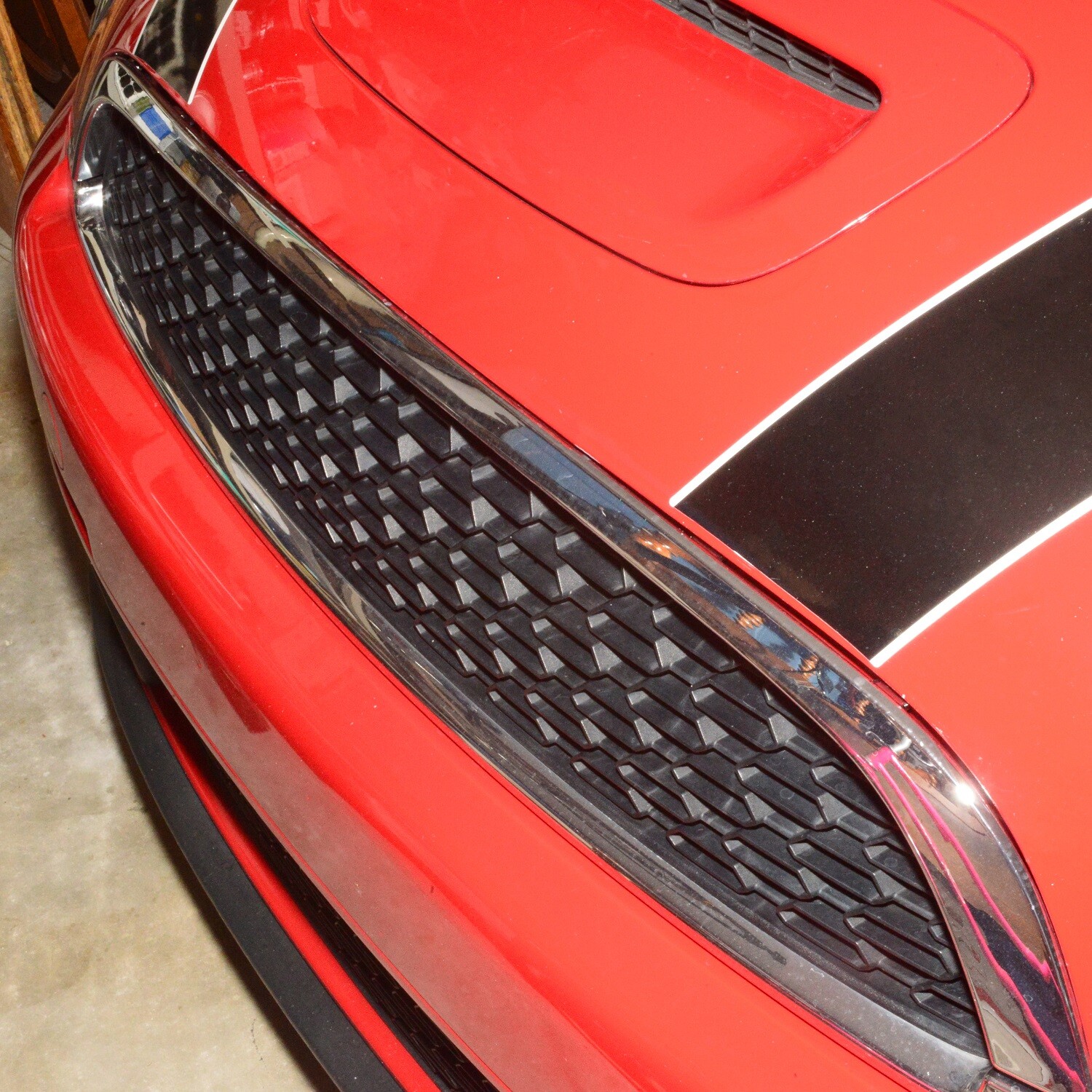 For 2007-2015 09 Mini Cooper R55 R56 R58 #MC1235100 Chrome Grille Hood Molding