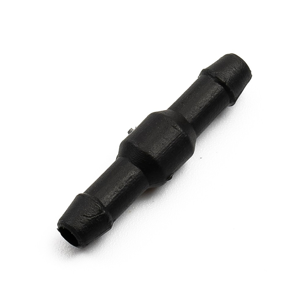 Wiper Hose Washer Spray Hose With Connector Black ABS Plastic+Rubber 2M