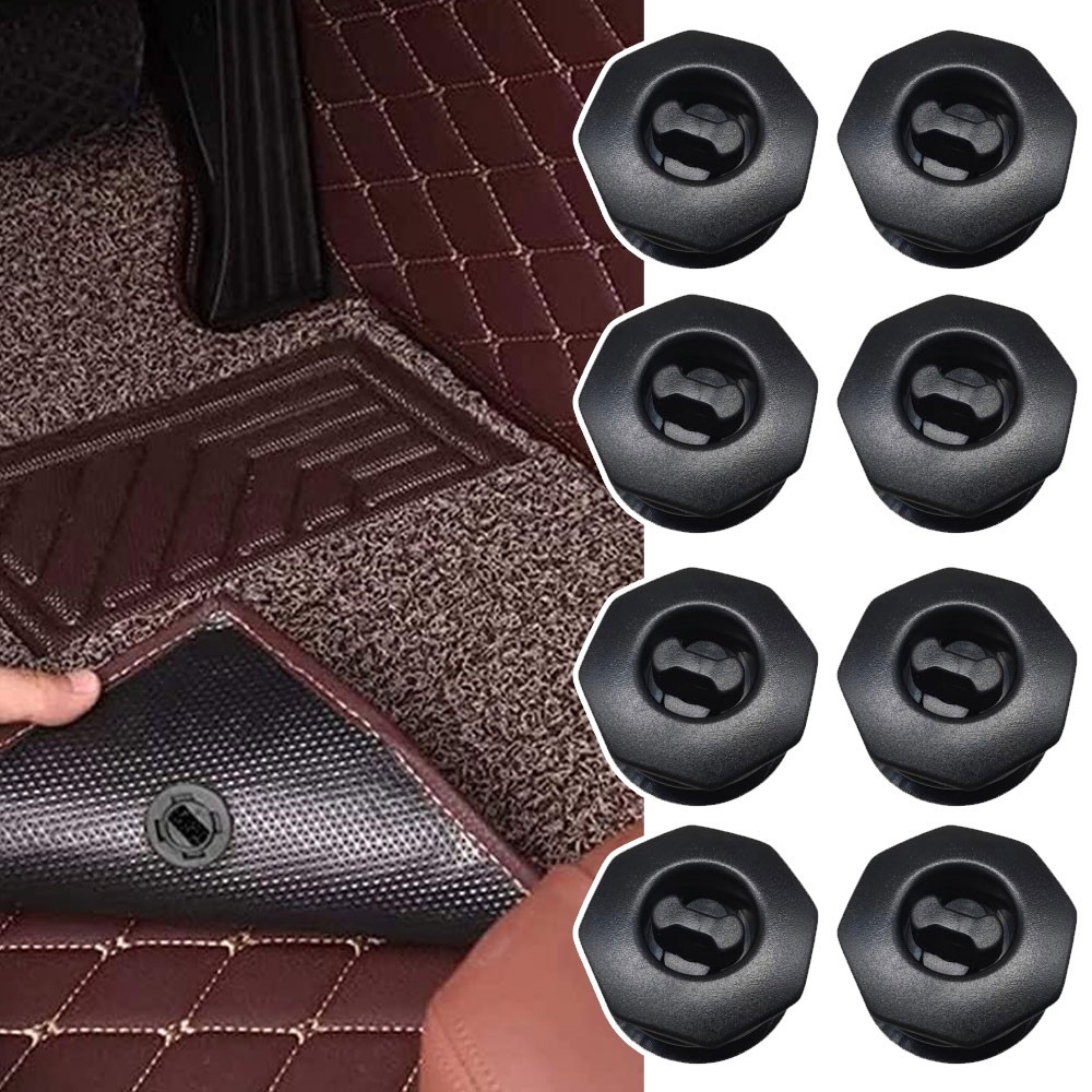 10x Car Floor Mat Clip Carpet Fixing Retainer Grips Clamps Holder Fixed Clips