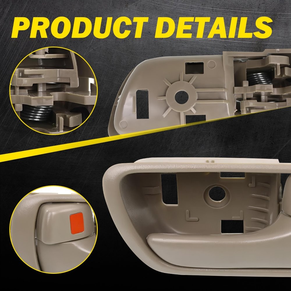 For Toyota Camry 2002-2006 2-20pcs Left Right Inside Interior Door Handle Beige