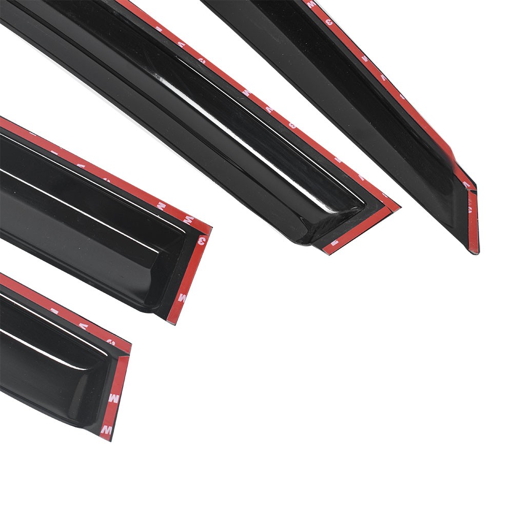 Fit For Toyota Rav4 2006-2011 12 Black Window Visor Vent Rain Guards Deflector