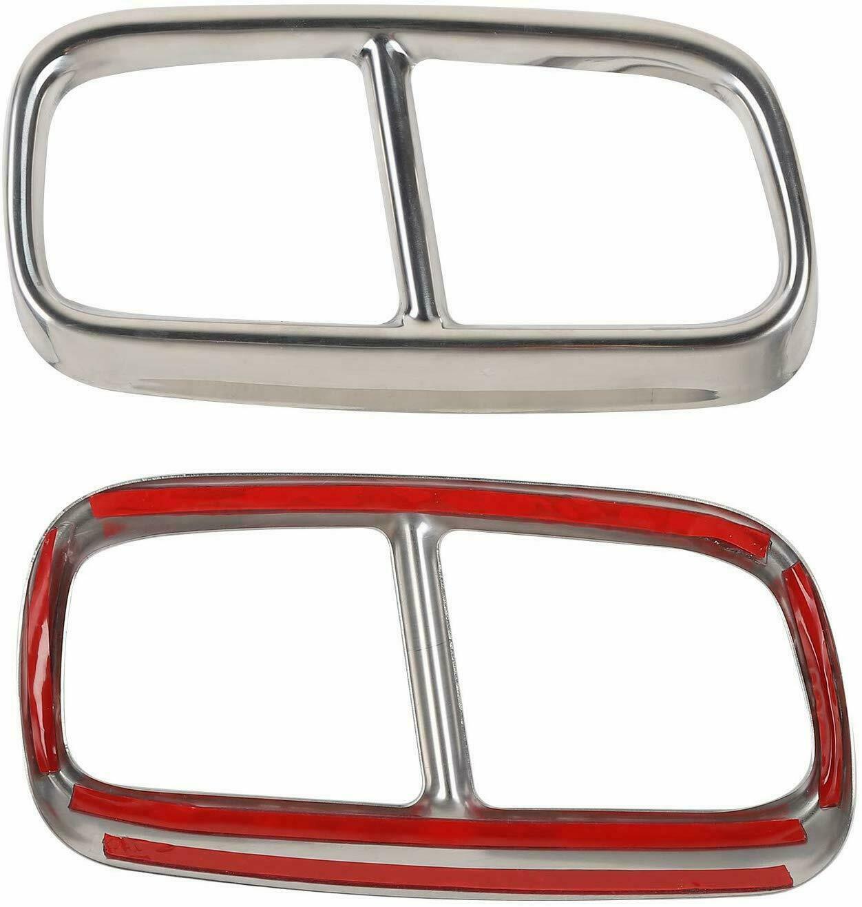 Exhaust Muffler Tail Pipe Trim Cover For Dodge Challenger 2015-2020 Accessories