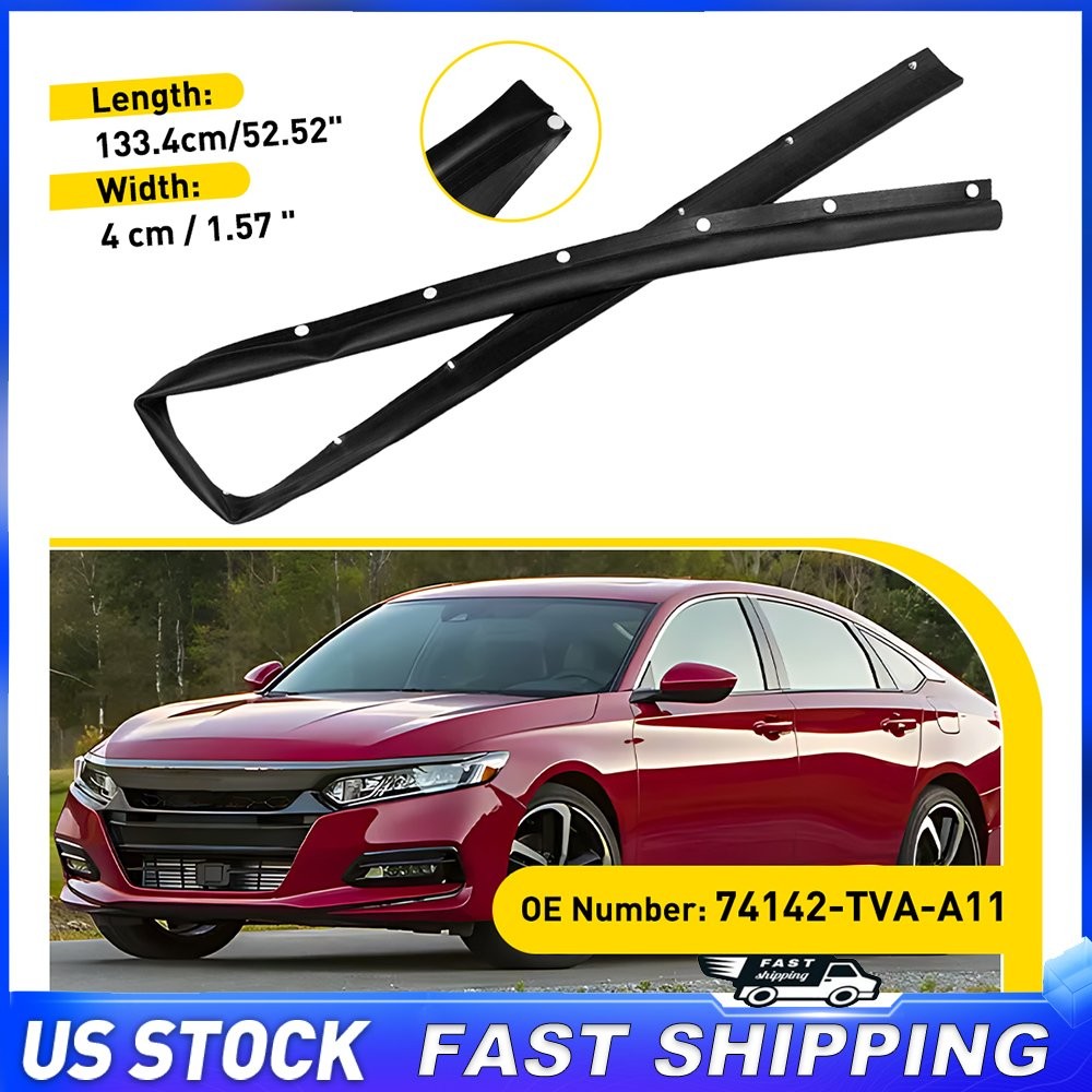 Engine Hood Seal Rubber Molding Trim 74142-TVA-A11 For Honda Accord 2018-2022