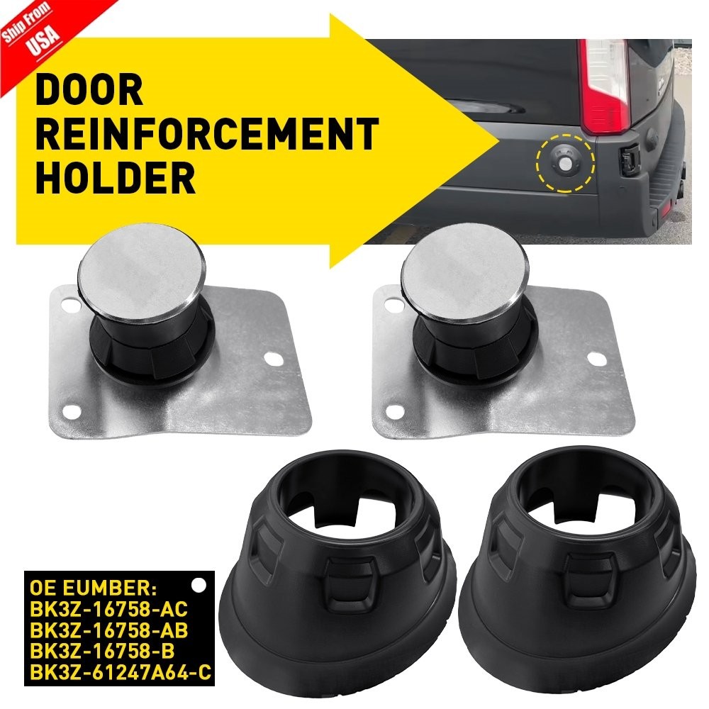 2pcs Rear Cargo Door Bumper Door Stop for Ford Transit 150 250 350 2015-2019 New