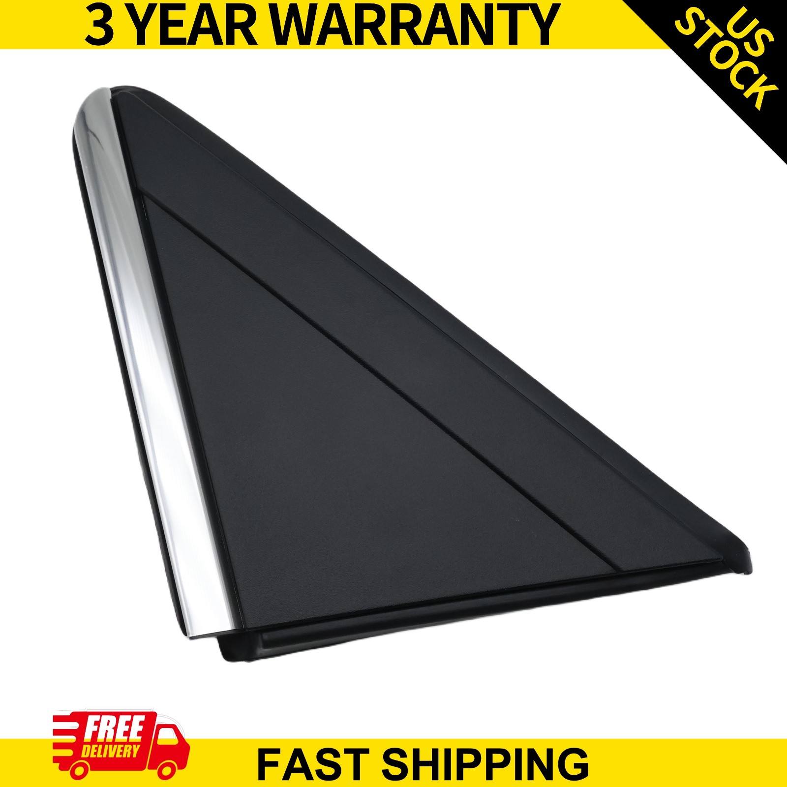 Left Mirror Flag Applique Molding For Dodge Caravan 2008-2019