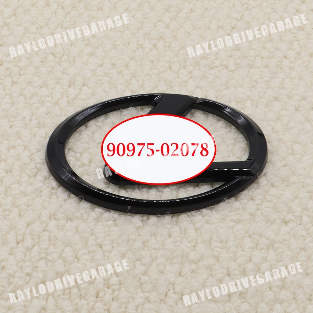Rear Emblem For IS250 IS250 IS F ES350 RX350 RX450H Black Trunk Badge 3D Decal