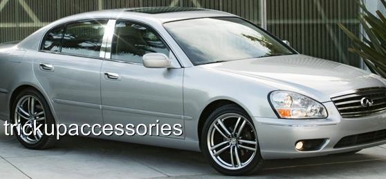 PILLAR POST SET FOR INFINITI Q45 01-06 Mirror Polish Stainless Steel SET/6