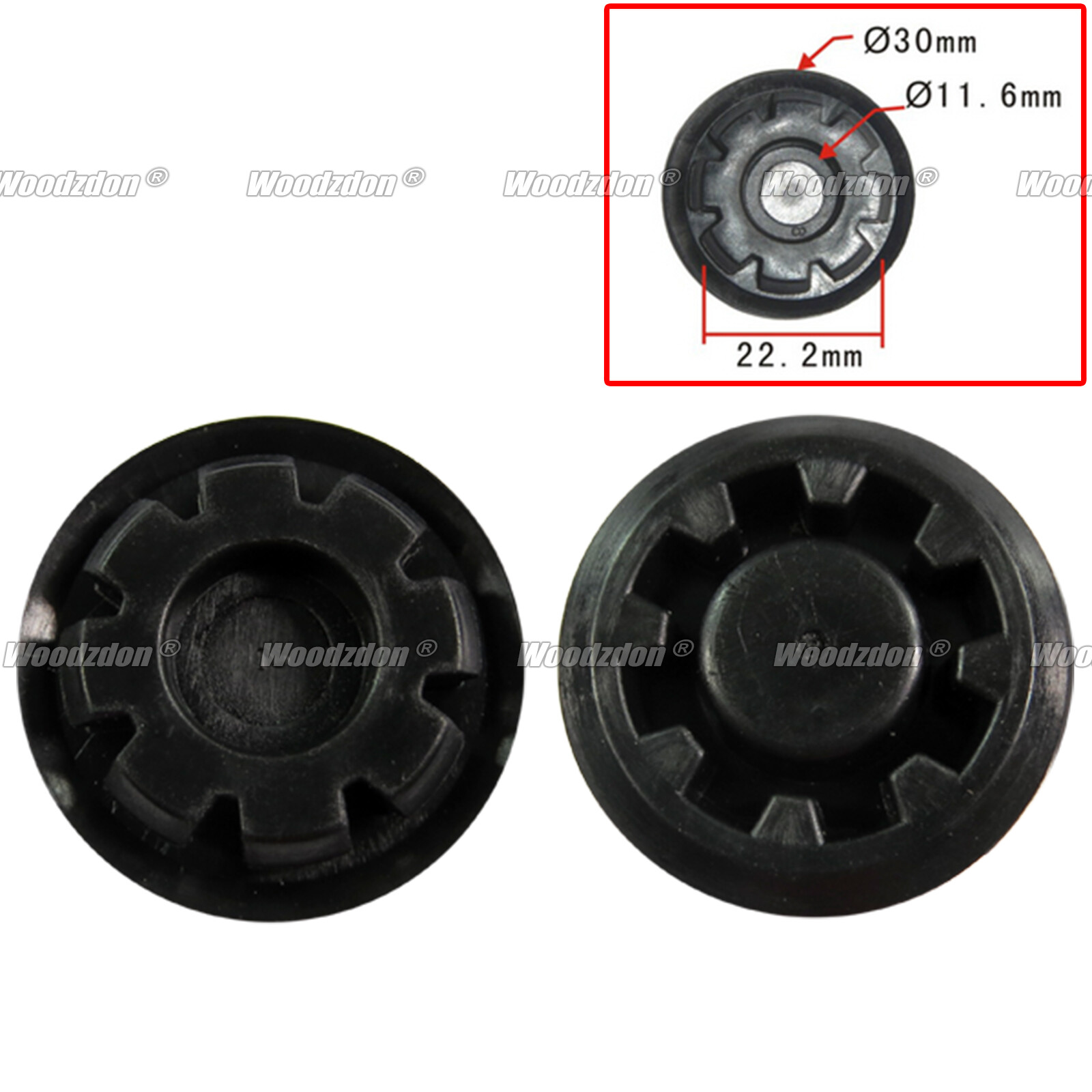 20 Pcs Front Door Locking Hole Plug Plastic Cover Button For Toyota 90950-01620