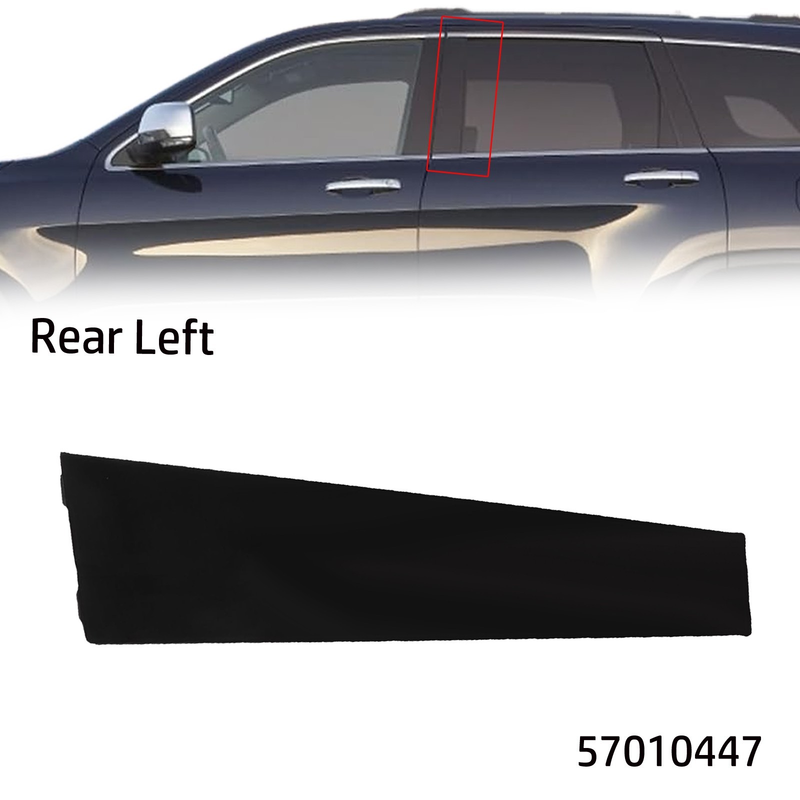 B Pillar Trim Left Side Trim Car Repair Vehicle Maintenance Direct Fitment