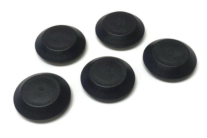 (5) 9/16″ Inch Black Plastic FLUSH MOUNT HOLE PLUG – Sheet Metal Auto Body Panel