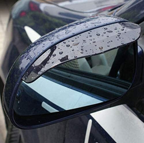Two Piece Smoke Black Mirror Rain Visor Guard For Scion Models