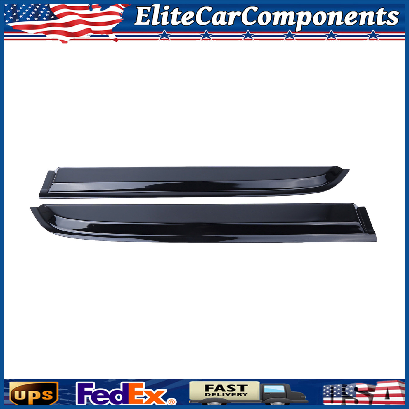 New Window Vent Visors Rain Guard for Toyota 4Runner 1996-2002 Rain Shield Shade