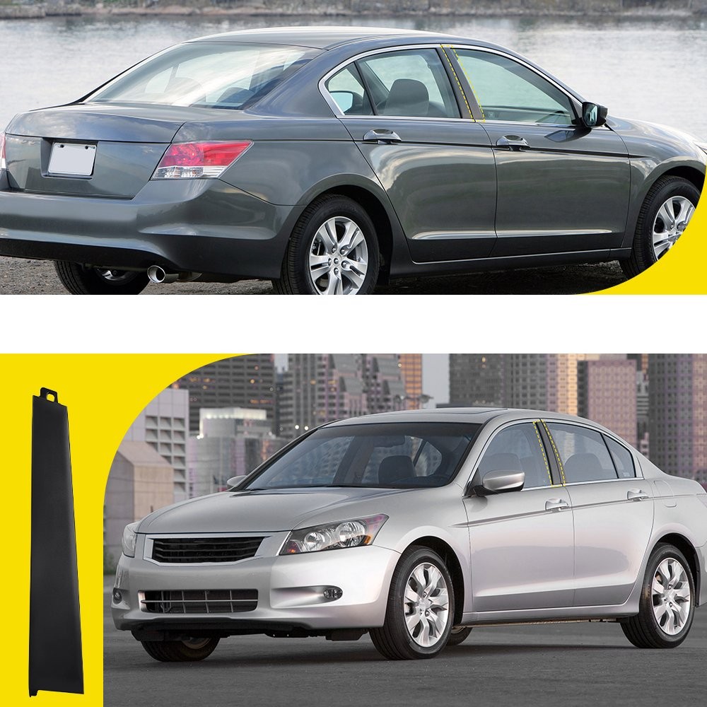 Front Left / Right Door Applique Pillar Molding Trim For Honda Accord 2008-2013